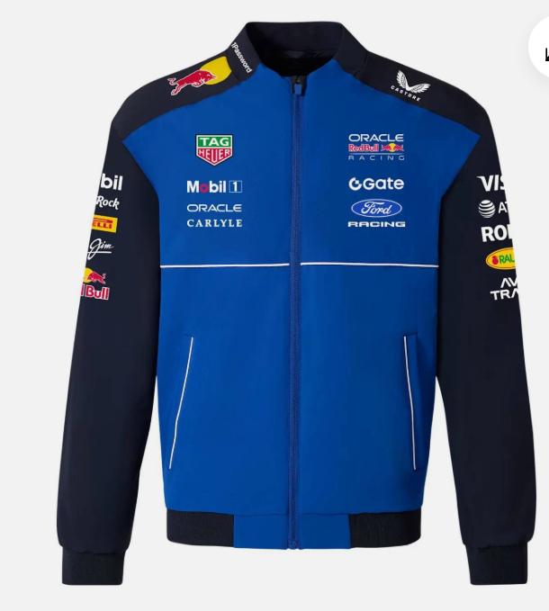 Red Bull Racing F1 2026 pánská bomber bunda modrá