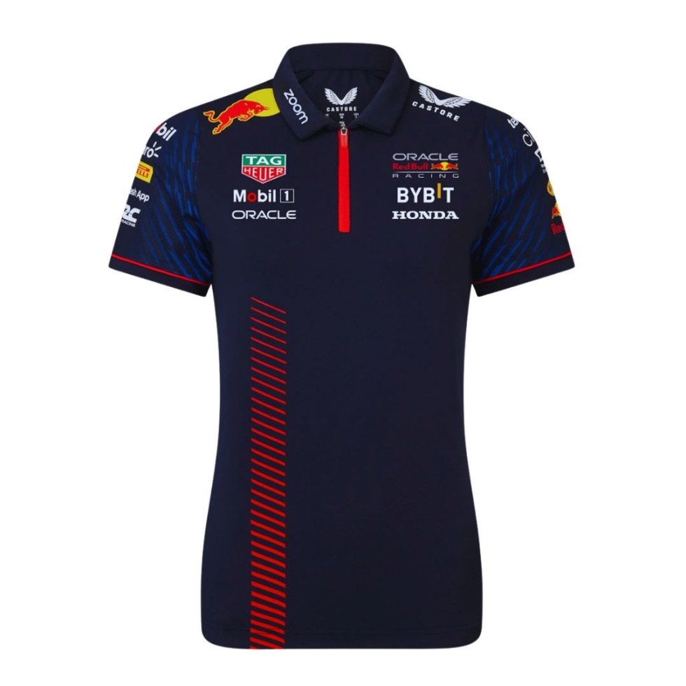 Red Bull dámské polo týmové tričko - Red Bull Dámská trička, pola, šaty