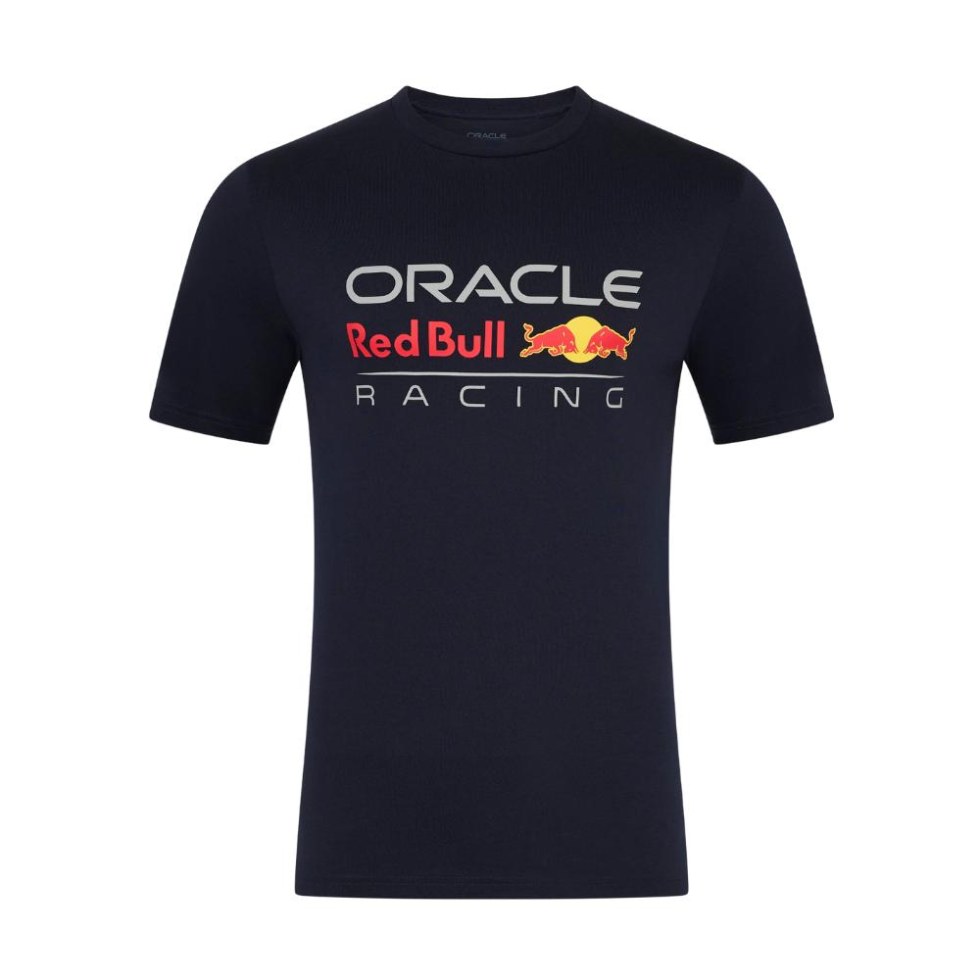 Red bull Racing F1 2026 dětské tričko s velkým logem - modré