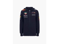 Red Bull Racing dětská mikina s&nbsp;kapucí official Teamline Replica zip navy F1 Team 2025