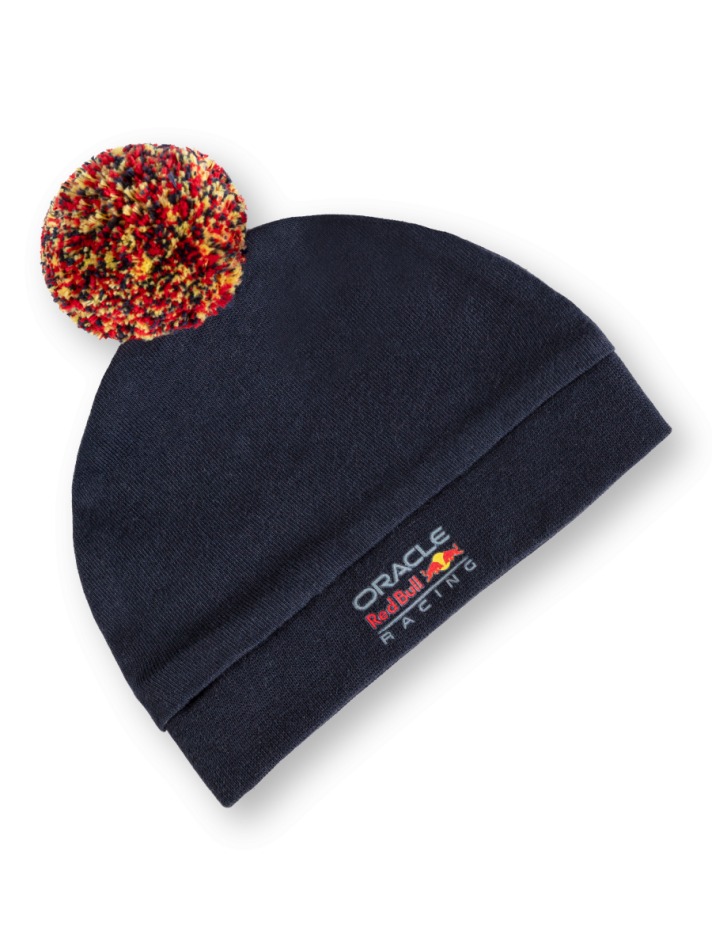 Red Bull Racing dětská zimní čepice pompom navy 2-3 years