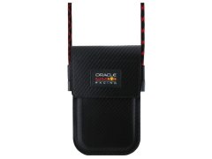 Red Bull Racing PU Carbon Taška na Telefon Black