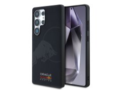 Red Bull Racing Red Bull Leather Meshed Debossed Logo MagSafe Zadní Kryt pro Samsung Galaxy S25 Ultra Navy 2