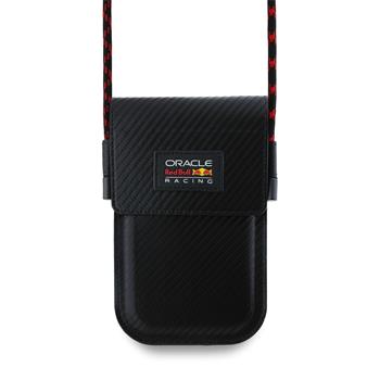 Red Bull Racing PU Carbon Taška na Telefon Black