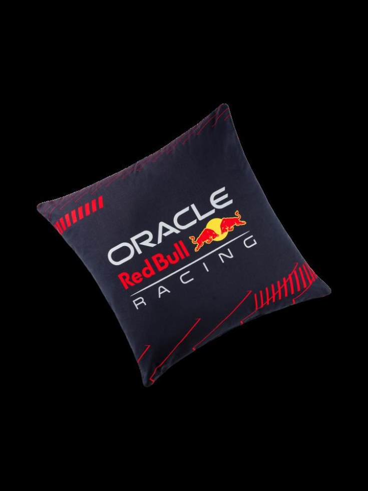 Oracel Red Bull Racing polštářek s&nbsp;logem týmu 38 x 38 cm - Red Bull Doplňky Povlečení
