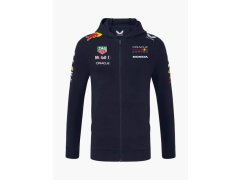 Red Bull Racing pánská mikina s&nbsp;kapucí official Teamline Replica zip navy F1 Team 2025