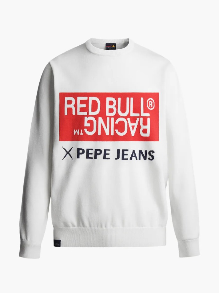 Red Bull Racing pánský svetr color block white F1 Team 2023
