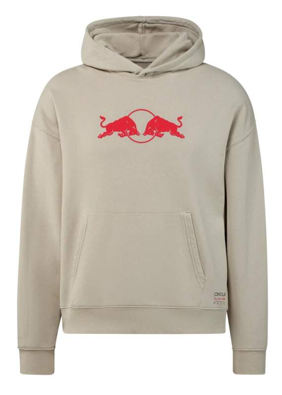 Red Bull Racing pánská mikina s kapucí logo Spark light brown F1 Team 2026