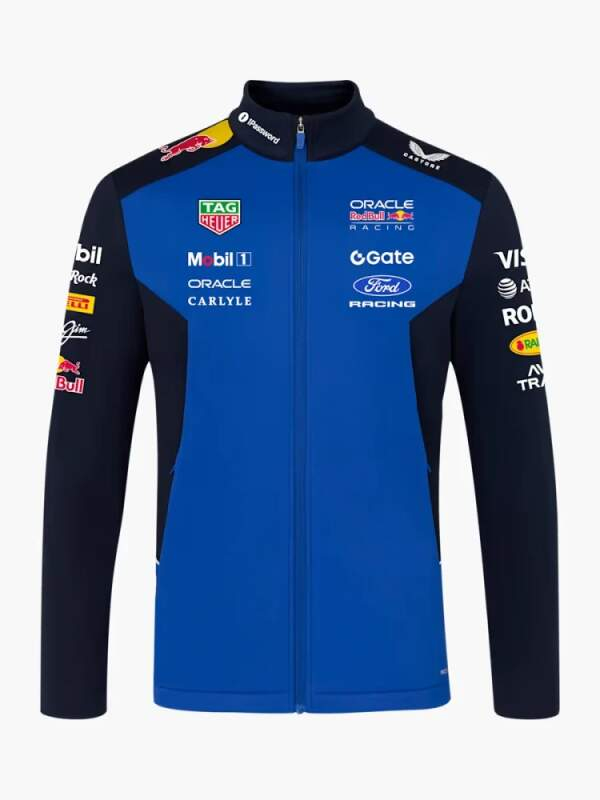 Red Bull Racing pánská bunda Softshell official Teamline Replica F1 Team 2026 - Red Bull mikiny, bundy