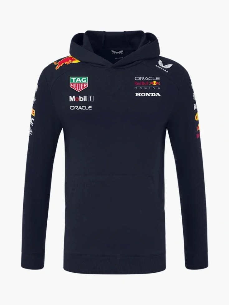 Red Bull Racing F1 2025 týmová unisex mikina s kapucí Red Bull Racing F1 2025 týmová unisex mikina s kapucí - Red Bull Mikiny