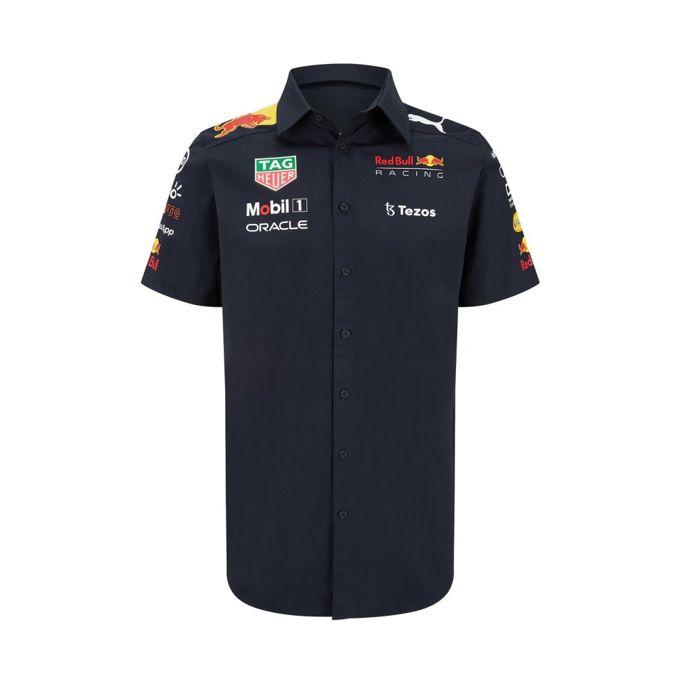Red Bull týmová košile - Red Bull Pánská trička, pola a košile