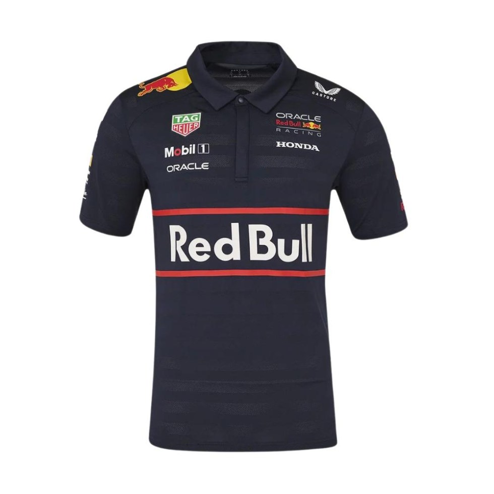 Red Bull Racing F1 2025 týmové polo tričko Red Bull Racing F1 2025 týmové polo tričko - Red Bull Polo Trička