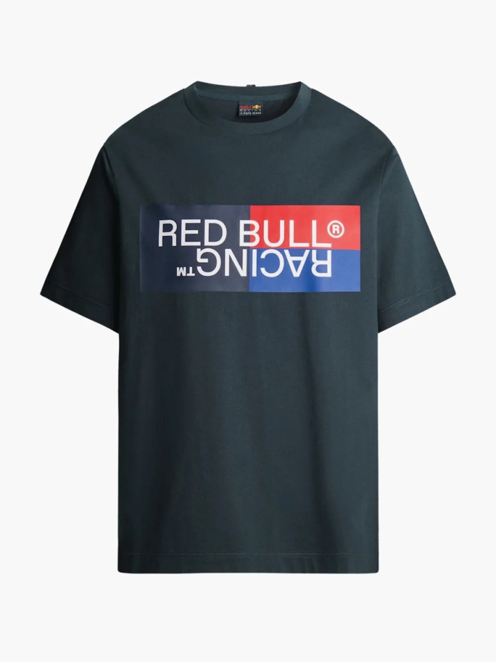 Red Bull Racing pánské tričko color block blue F1 Team 2023 - Red Bull trička, polo trička, košile