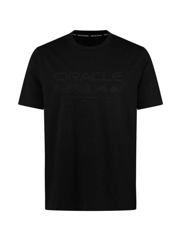 Red Bull Racing pánské tričko logo Tonal black F1 Team 2026 - Red Bull trička, polo trička, košile