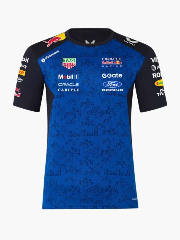 Red Bull Racing pánské tričko official Teamline Replica F1 Team 2026 - Red Bull trička, polo trička, košile