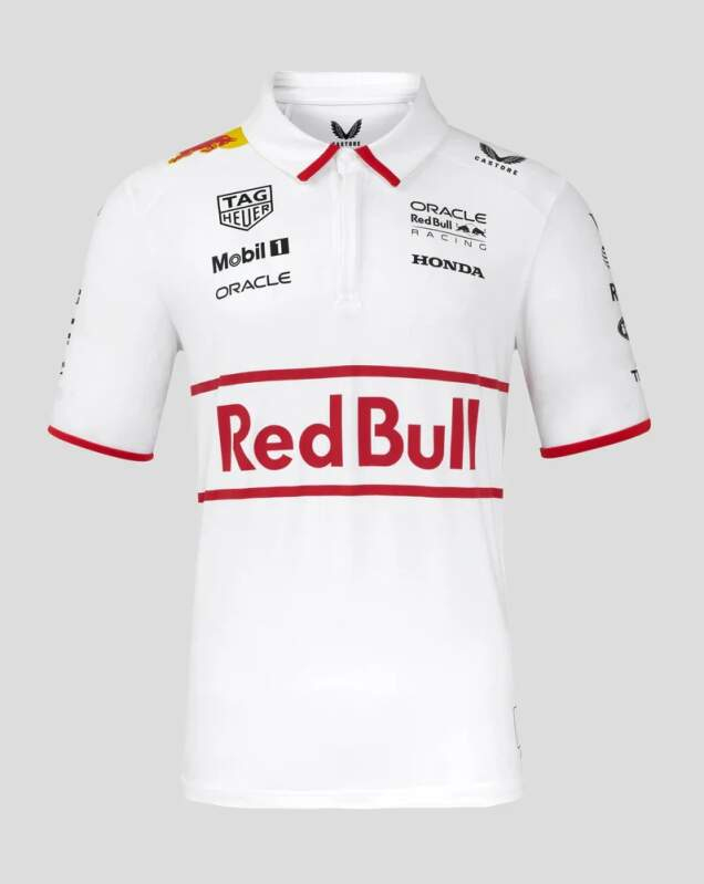 Red Bull Racing pánské polo tričko SE Japan white F1 Team 2026 - Red Bull trička, polo trička, košile