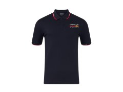 Red Bull Racing unisex polo tričko Core s barevným logem - modré