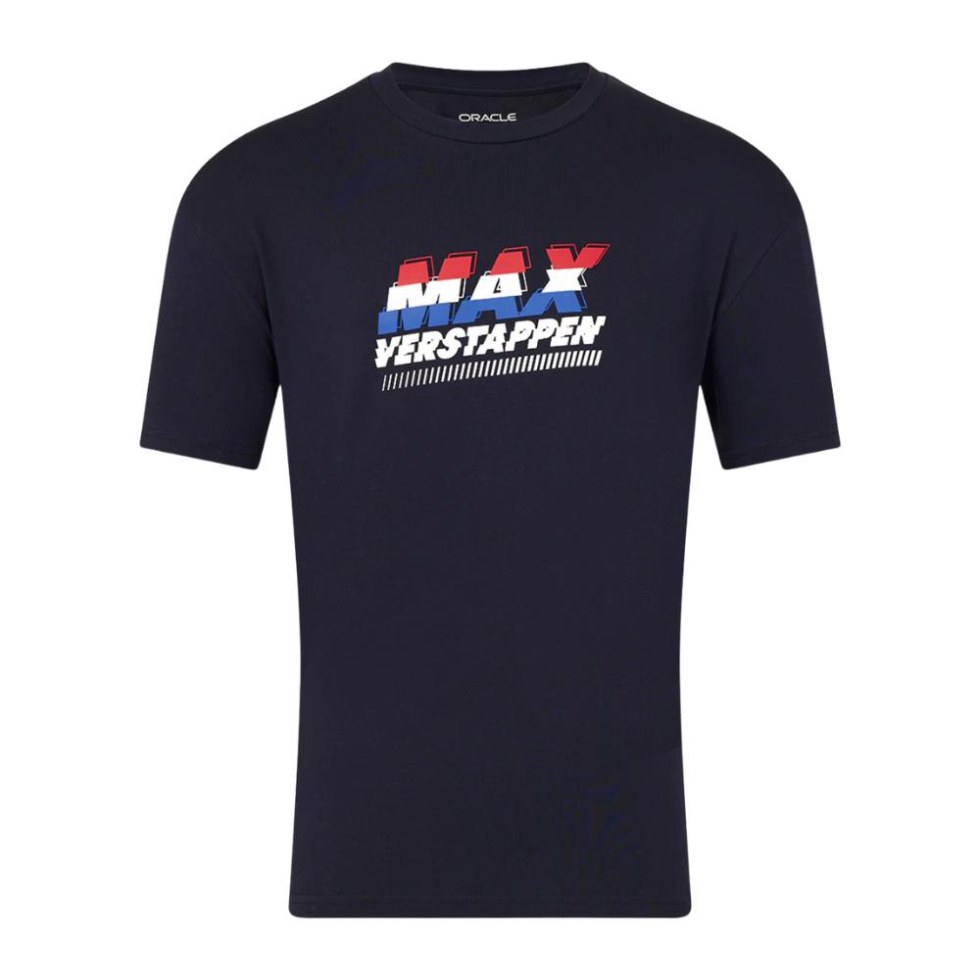 Red Bull Racing F1 unisex tričko MV1 Graphic modré - Red Bull Trička