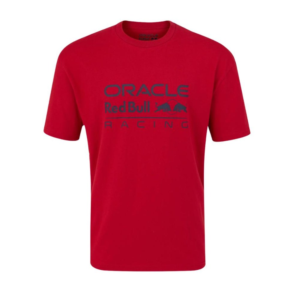 Red Bull Racing F1 unisex tričko Relaxed Fit červené