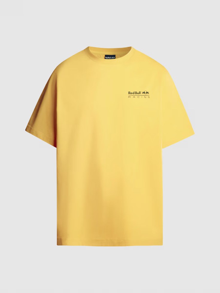 Red Bull Racing F1 Pepe Jeans Relief pánské tričko žluté - Red Bull Trička