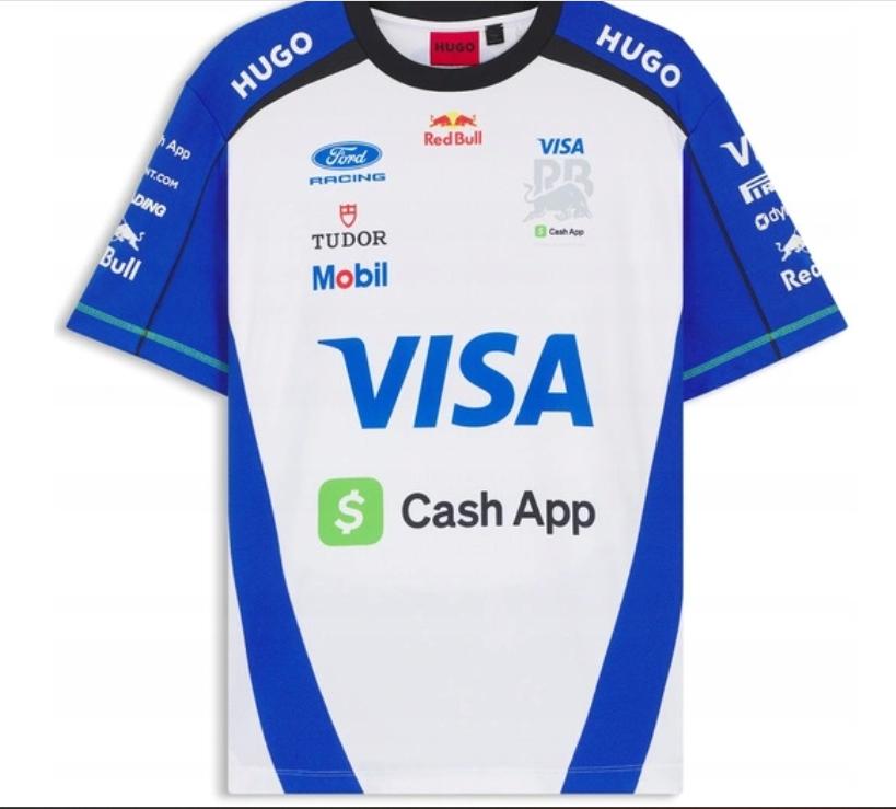 Red Bull Racing F1 2026 pánské týmové tričko Visa Cash App - Red Bull Trička