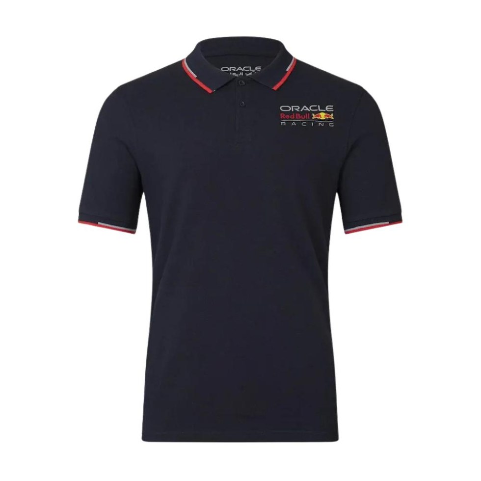 Red Bull Racing unisex polo tričko Core s barevným logem - modré