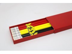 Scuderia Ferrari set tužek 6 ks červená | žlutá | černá 3
