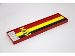 Scuderia Ferrari set tužek 6 ks červená | žlutá | černá 2