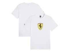 Ferrari F1 pánské tričko s&nbsp;velkým logem bílé 3