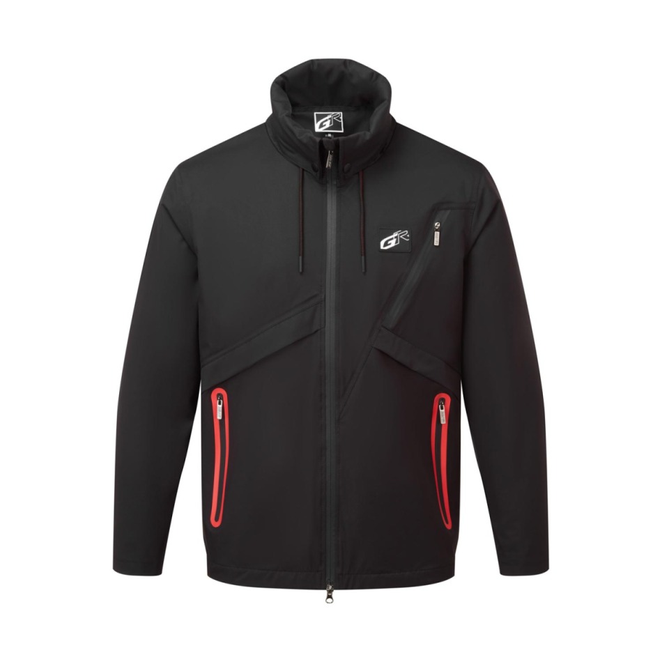 Toyota Gazoo Racing pánská bunda s kapucí GR Rain black 2024