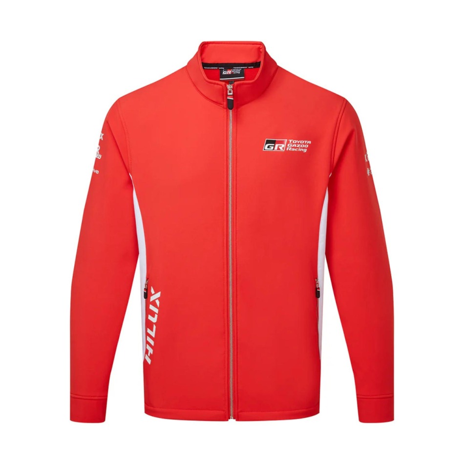 Toyota Gazoo Racing pánská bunda softshell Rally-Raid red Team 2025