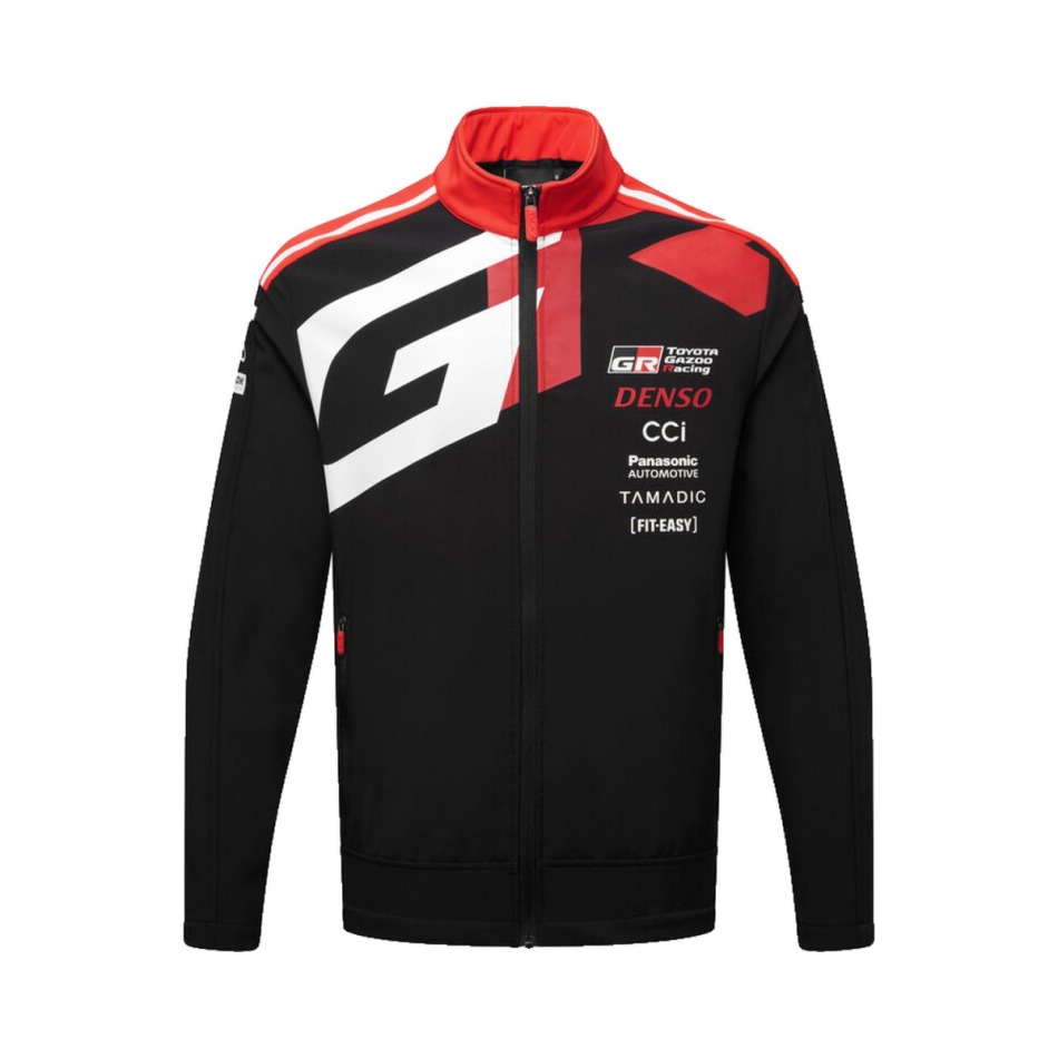 Toyota Gazoo Racing pánská bunda softshell redblack WRT 2026 - Toyota Gazoo Racing mikiny, bundy