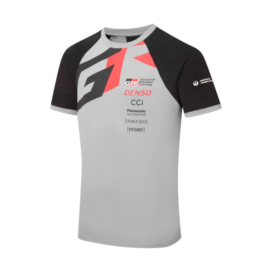 Toyota Gazoo Racing pánské tričko silver WRC 2025