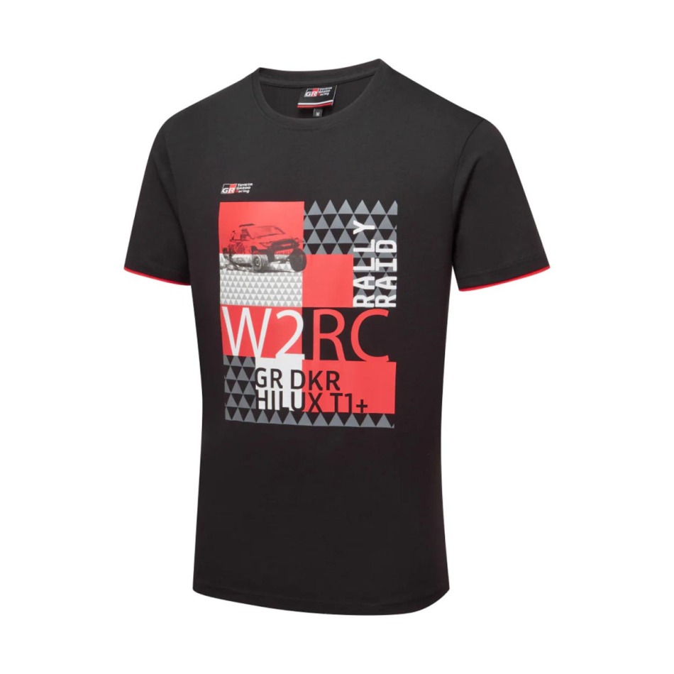 Toyota Gazoo Racing pánské tričko Rally-Raid Dune black 2025