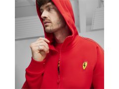 Ferrari Race pánská mikina na zip červená 3