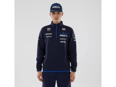 Williams Racing F1 2026 mikina se 1/4 zipem modrá