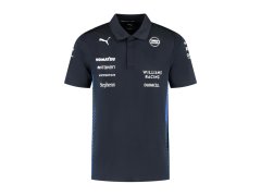 Williams Martini Racing pánské polo tričko official Teamline Replica black F1 Team 2025