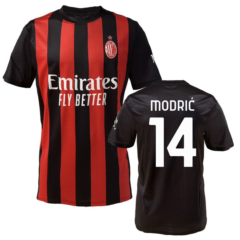 AC Milan dětský dres replica 25/26 Home Modric - AC Milan dětské oblečení