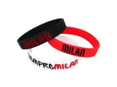 AC Milan gumový náramek 3pack Silicone