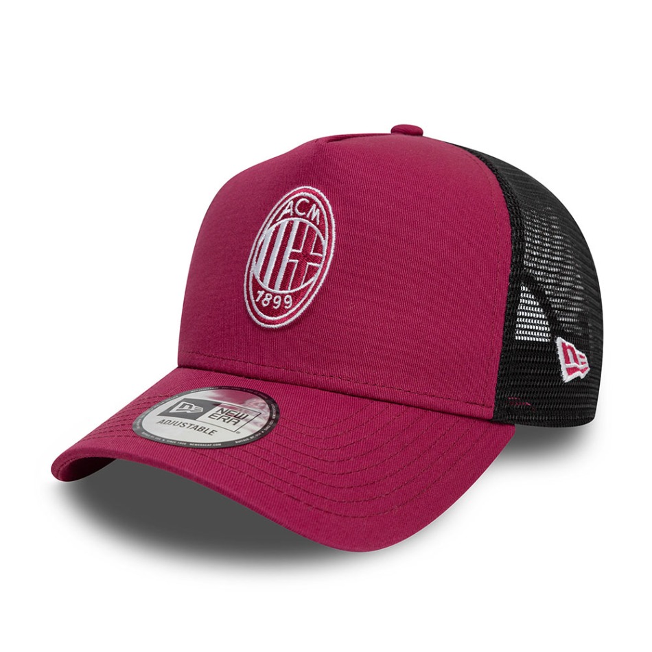 AC Milan čepice baseballová kšiltovka 9Forty A-Frame Trucker - AC Milan kšiltovky, čepice, rukavice