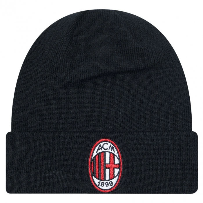 AC Milan zimní čepice Core Cuff black - AC Milan šály, čepice, rukavice
