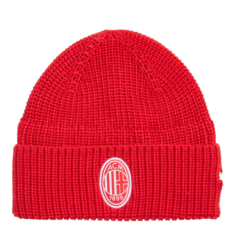 AC Milan zimní čepice Beanie red - AC Milan šály, čepice, rukavice