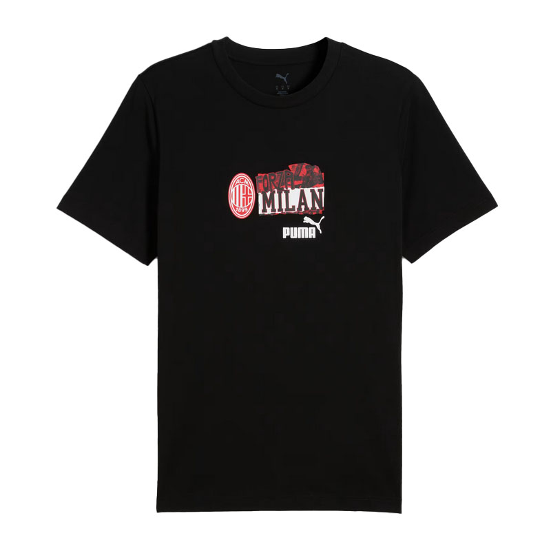 AC Milan pánské tričko ftblNRGY black - AC Milan trička, polo trička, košile