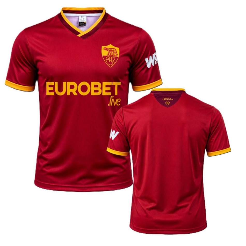 AS Roma dětský fotbalový dres 26/27 home - AS Roma dětské oblečení