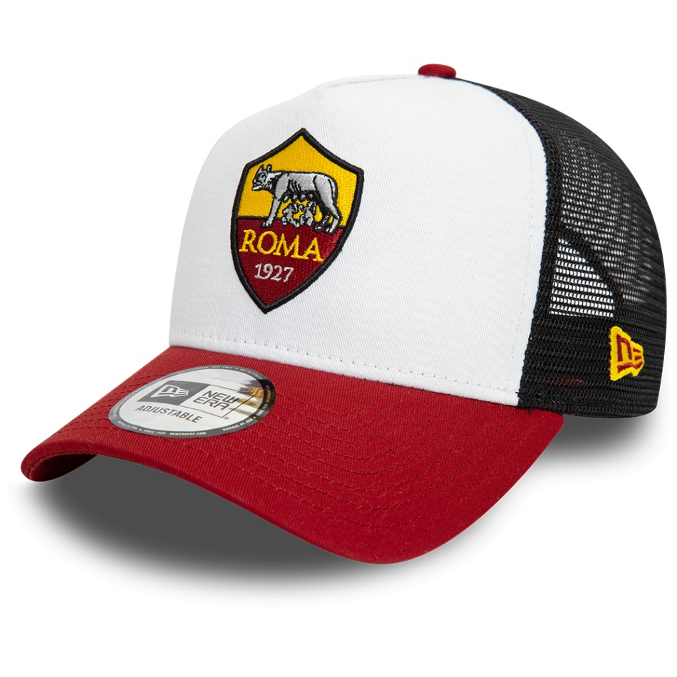 AS Roma čepice baseballová kšiltovka 9Forty Trucker Core - AS Roma kšiltovky, čepice, rukavice