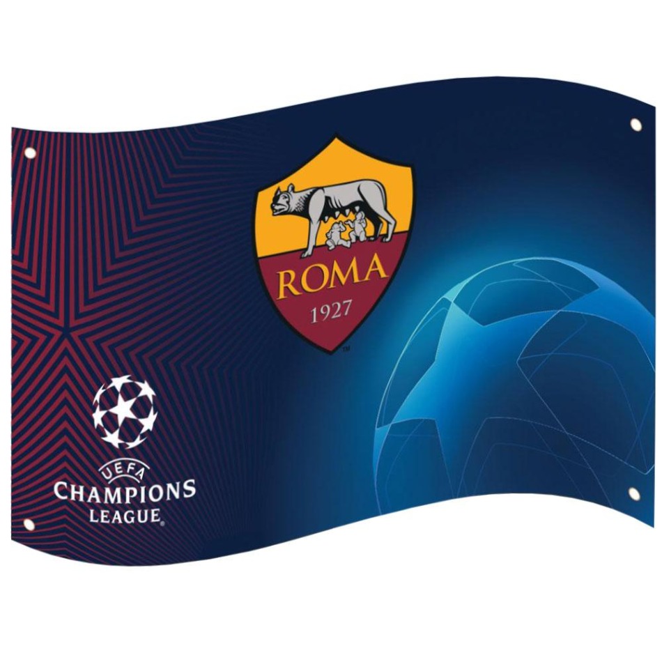 AS Roma vlajka Champions League Flag - AS Roma vlajky, plakáty
