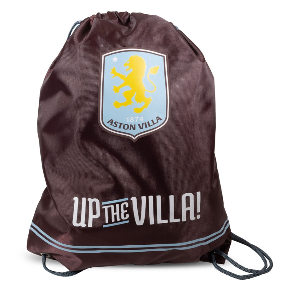 Aston Villa pytlík gym bag Up The Villa - Aston Villa batohy, tašky, gymsaky