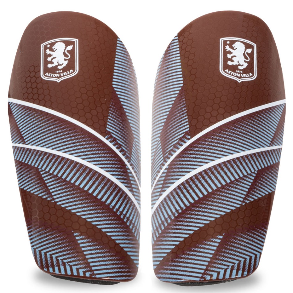 Aston Villa FC Fuse Shin Pads Kids - Aston Villa dětské oblečení