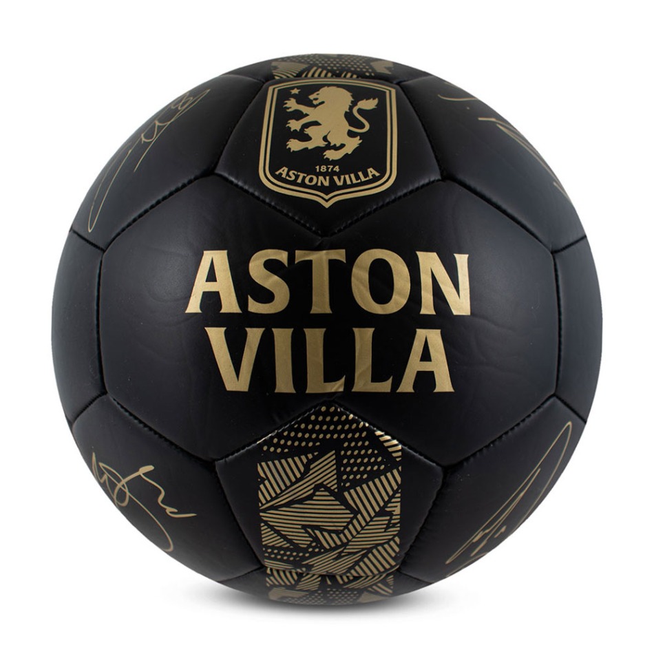 Aston Villa fotbalový mini míč Sig Gold Phantom - size 1 - Aston Villa fotbalové vybavení