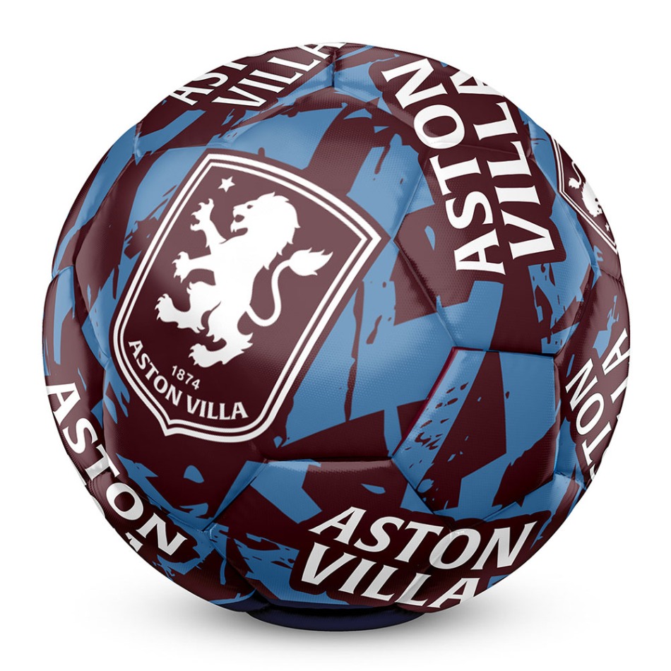 Aston Villa fotbalový míč Graffiti - size 5 - Aston Villa fotbalové vybavení